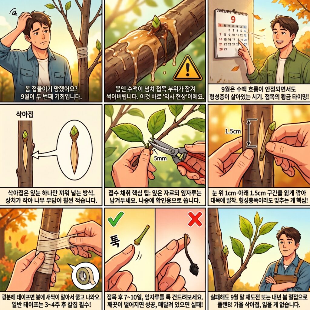 삭아접에 관해 이해하기 쉽게 설명해주는 웹툰