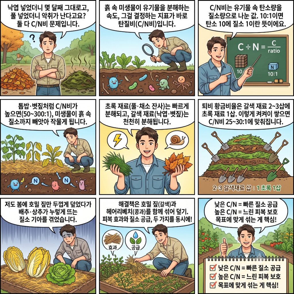 탄질비에 대한 이해를 돕기위해 그림으로 표현한 웹툰