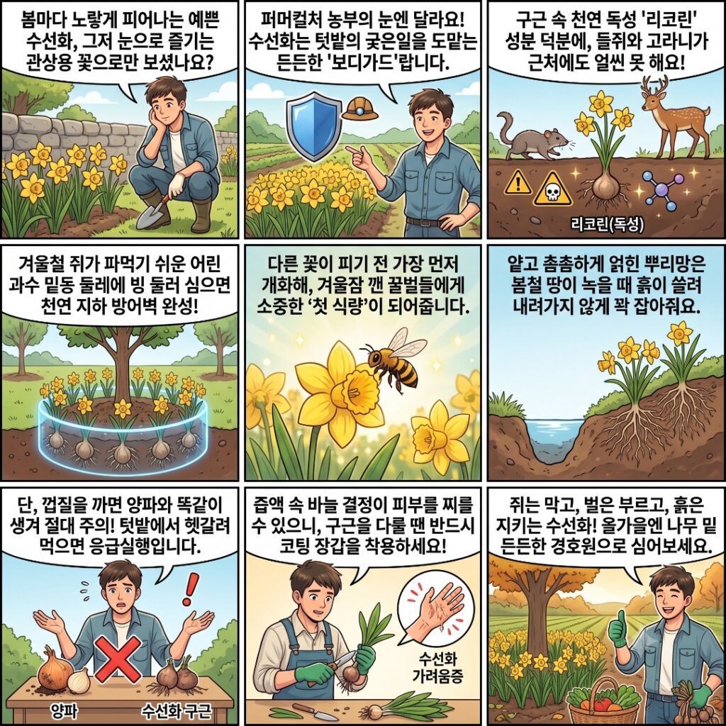 수선화의 효능에 관한 웹툰